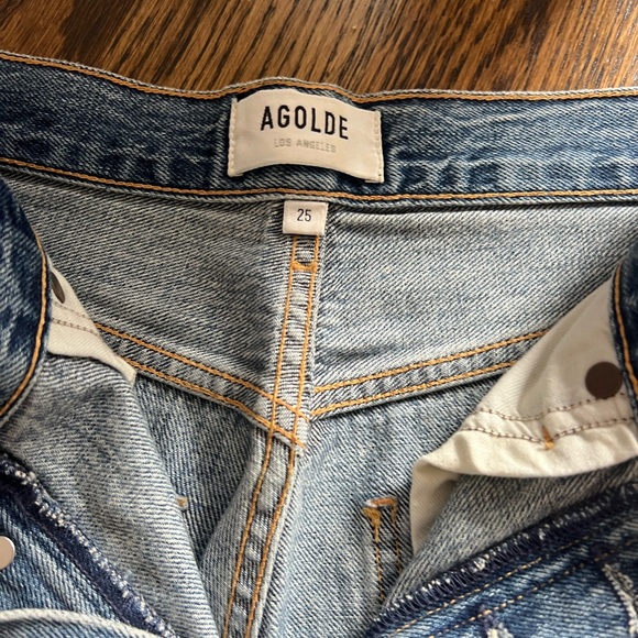 AGOLDE Riley High Rise Straight Crop Jeans - Picture 7 of 8